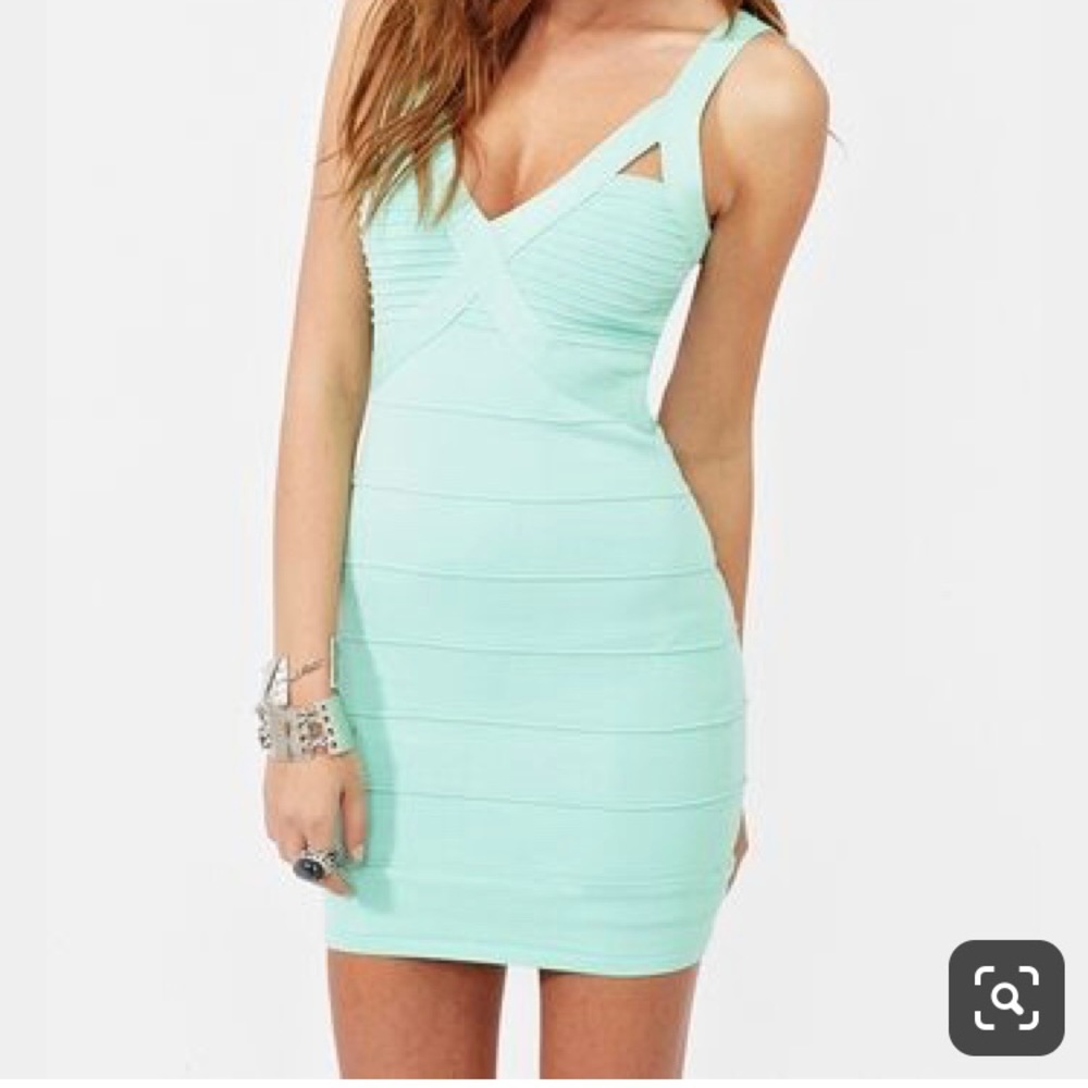 Teal Bandage Dress